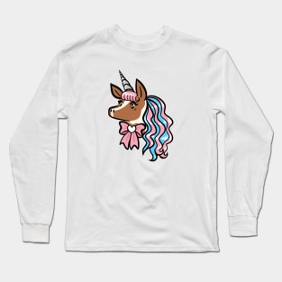 Trans Pride Unicorn Long Sleeve T-Shirt